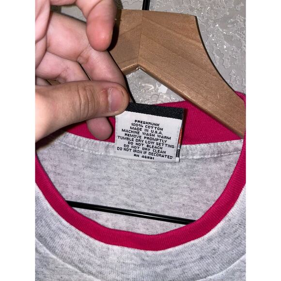 Vintage Las Vegas Shirt Signal Sports Tee 90s Neon Tourist Graphic Ringer Large - Picture 10 of 13